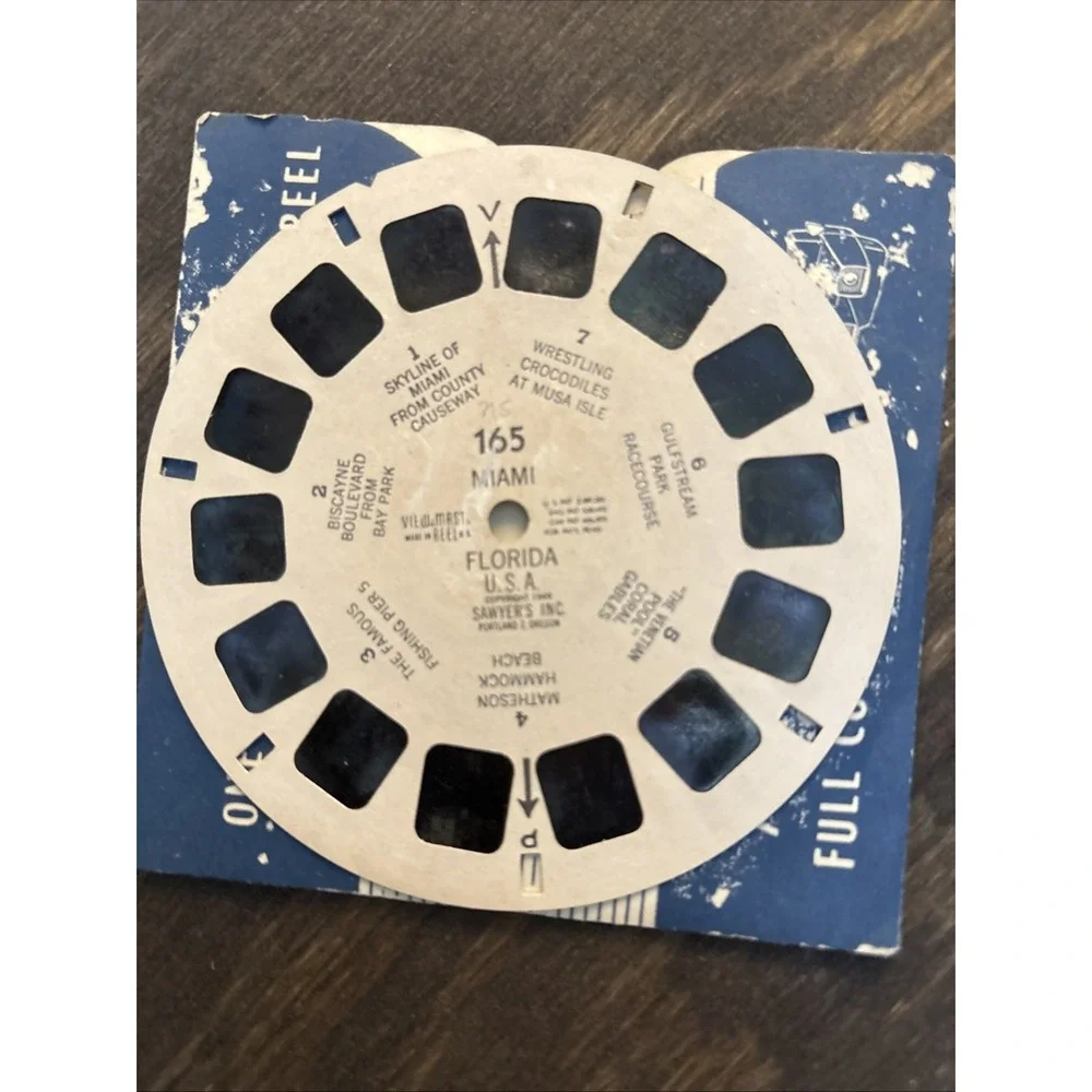 Lot Of 10 Vintage Sawyer's View Master Reels, 7 More Wonders Of The World